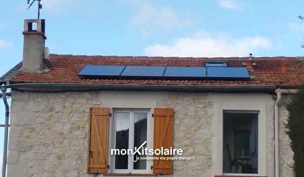 Installation du kit solaire autoconsommation dans les Alpes Maritimes sur toiture inclinée - 2000 Wc